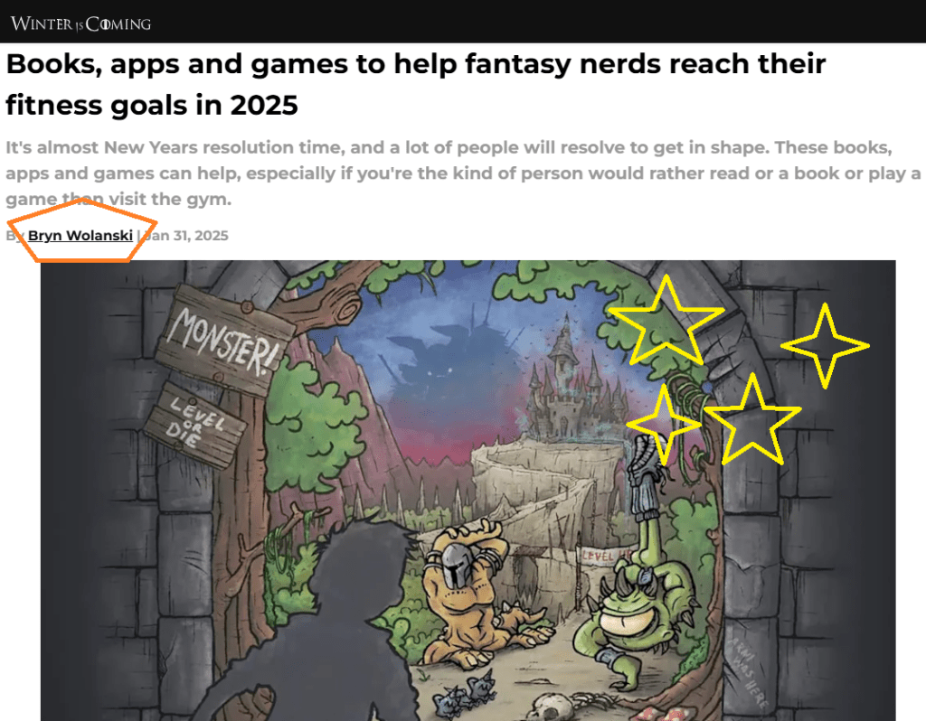 Books, apps and games to help fantasy nerds reach their fitness goals in 2025 [Freelance piece for Winter is&nbsp;Coming]