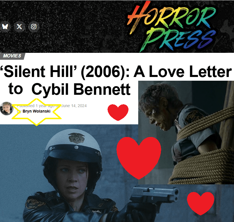 ‘Silent Hill’ (2006): A Love Letter to Cybil Bennett [Freelance piece for Horror&nbsp;Press]